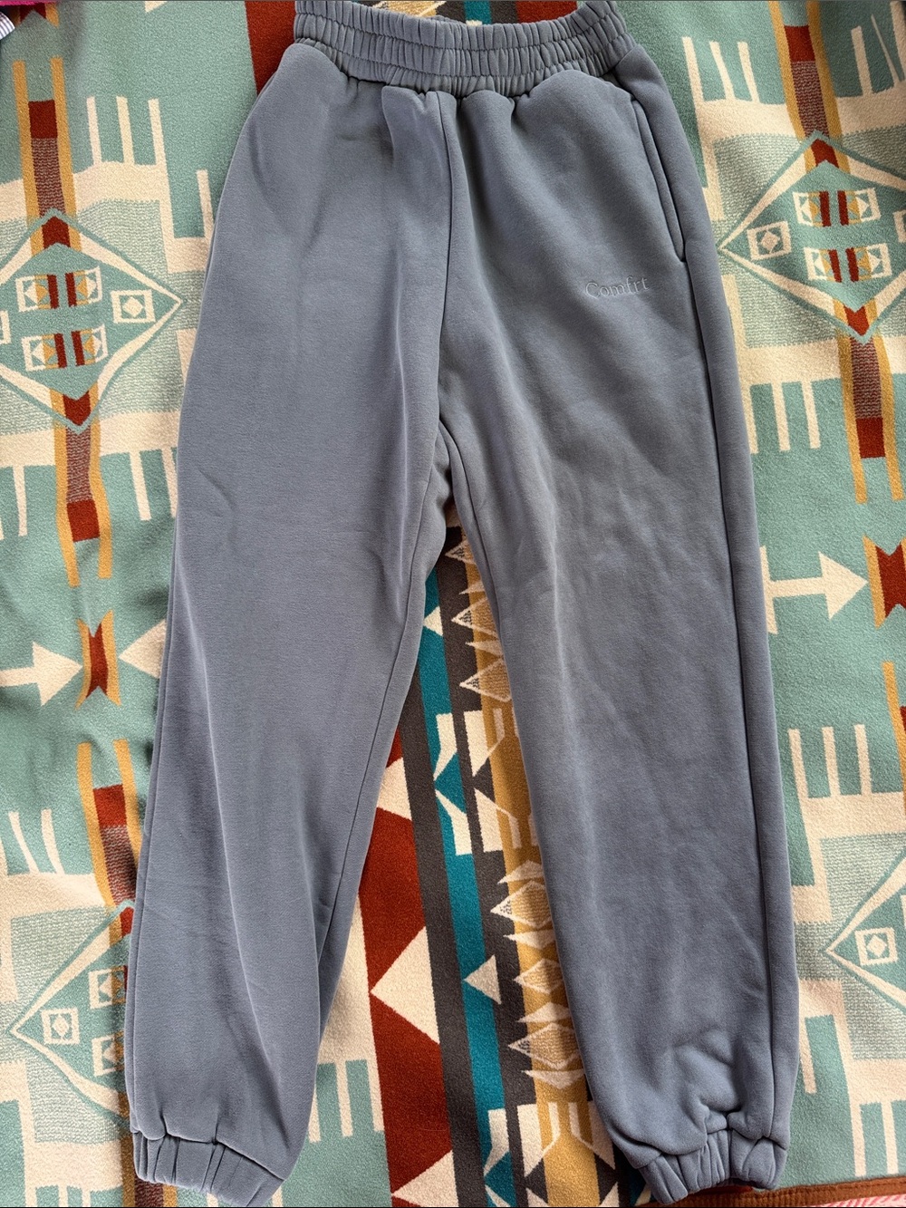 Comfort Women's Blue Fleece Joggers